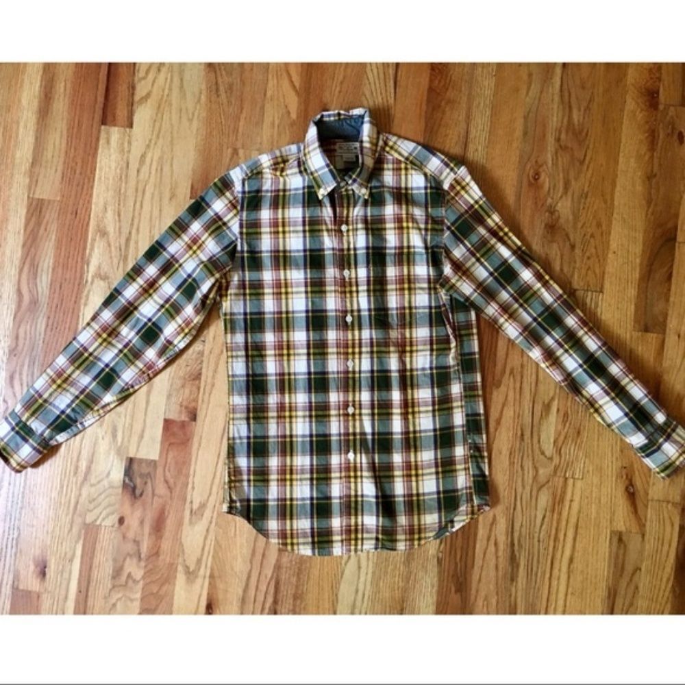 J. Crew Vintage Fit Slim Boyfriend Button Down - 100% Cotton Whole Materials